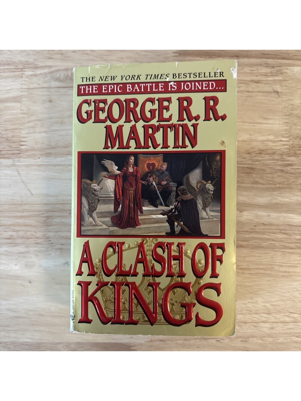 A Clash of Kings by George RR Martin First Edition printing PB 1999 Bantam